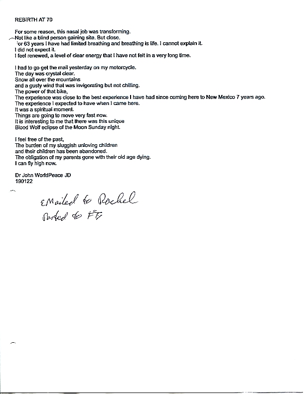 John WorldPeace Poems 2019